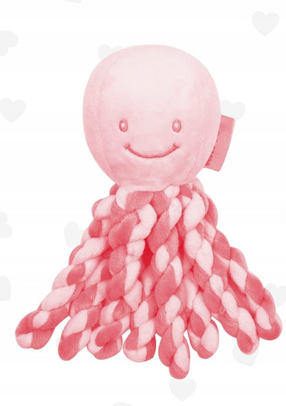 NATTOU plišasta ninica z glasbeno skrinjico La-Le-Lu HOBOTNICA 20 cm
