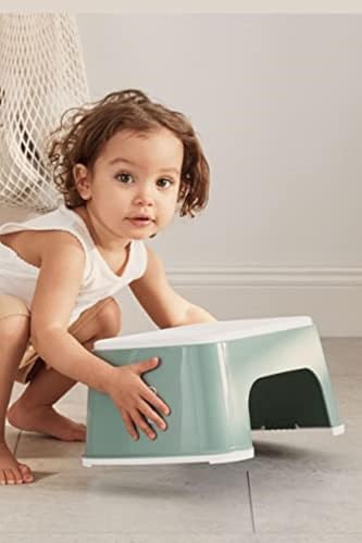 BabyBjörn Step Stool podest dla dzieci antypoślizgowy  zielono-biały