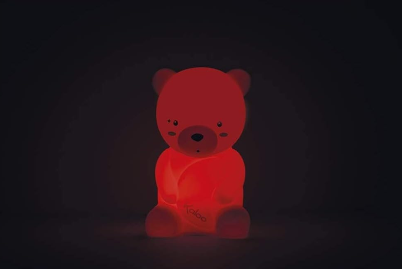 KALOO lámpara nocturna LED de silicona 3 colores 18 cm OSO