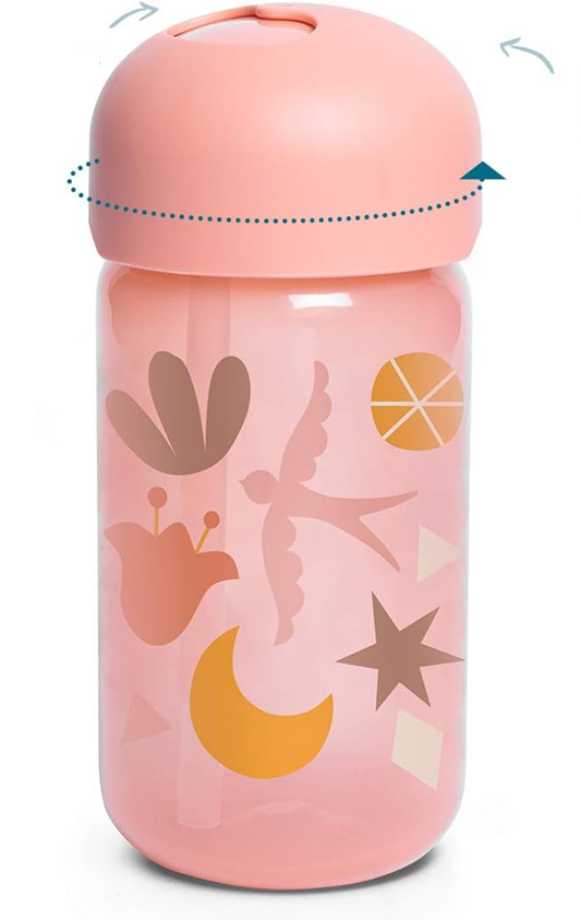 SUAVINEX Strohhalm-Trinkbecher auslaufsicher 340 ml 18 Monate+