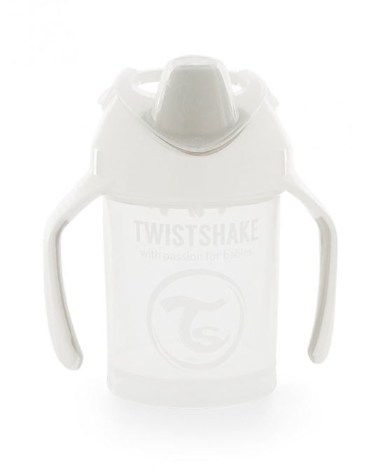 TWISTSHAKE Mini Cup lonček proti polivanju z ustnikom in mešalnikom 230 ml 4 m+