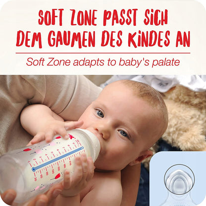 NUK Anti-Colic Flaschenset 3x 300 ml 0-6
