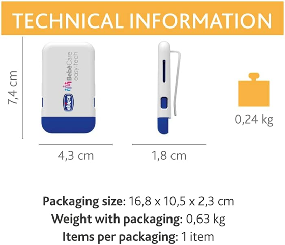 CHICCO BEBECARE Easy-Tech sensor sistema para silla de coche infantil