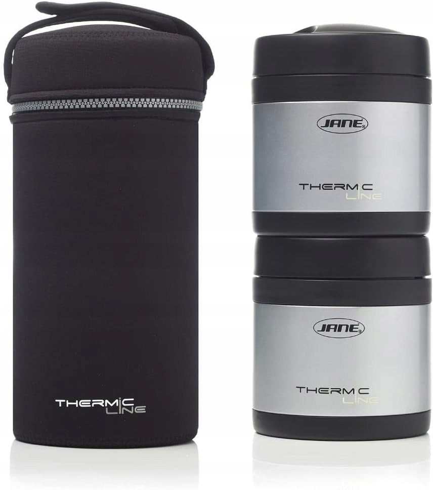 JANE 2 Edelstahl-Thermo-Essensbehälter 500 ml + Etui