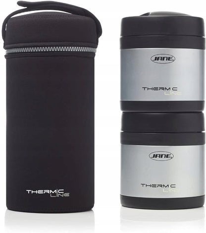 JANE 2 Edelstahl-Thermo-Essensbehälter 500 ml + Etui
