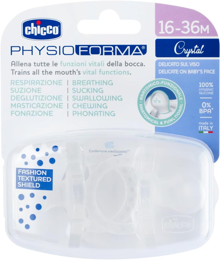 CHICCO PhysioForma Crystal chupete x2 16-36m LUXE