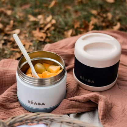 BEABA termos obiadowy 300 ml stal nierdzewna, przenośny termos termiczny dla dziecka