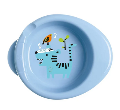 CHICCO Warmy Plato hondo que mantiene el calor 18 x 22 x 5 cm TIGRE