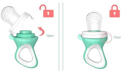 TINABLESS dispensador de chupete para frutas 3-12 meses 1 unidad 3 boquillas