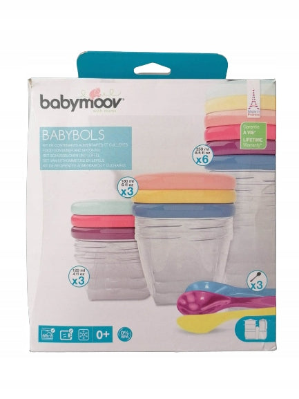 BABYMOOV Babybols MISKY A LYŽIČKY, 15 prvkov