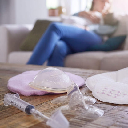 AVENT nakładki osłonki na sutki roz.M 21mm, używane, z pudełkiem sterylizacyjnym, BPA free