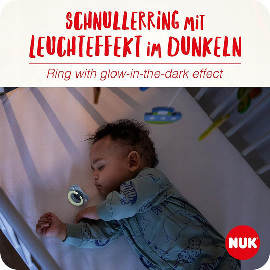 NUK SIGNATURE DAY&NIGHT nyugtató cumi x4 6-18 hó