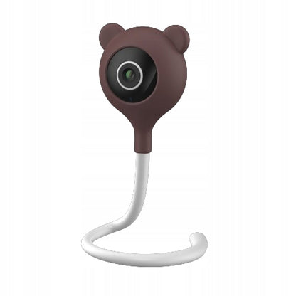 LIONELO Babyline Smart inteligentna niania elektroniczna kamera, biały monitoring z Wi-Fi, czujnikiem ruchu i elastyczną podstawą