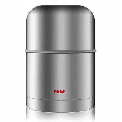 REER 90430 termos ze stali nierdzewnej 350 ml, srebrny termos na napoje i żywność, używany