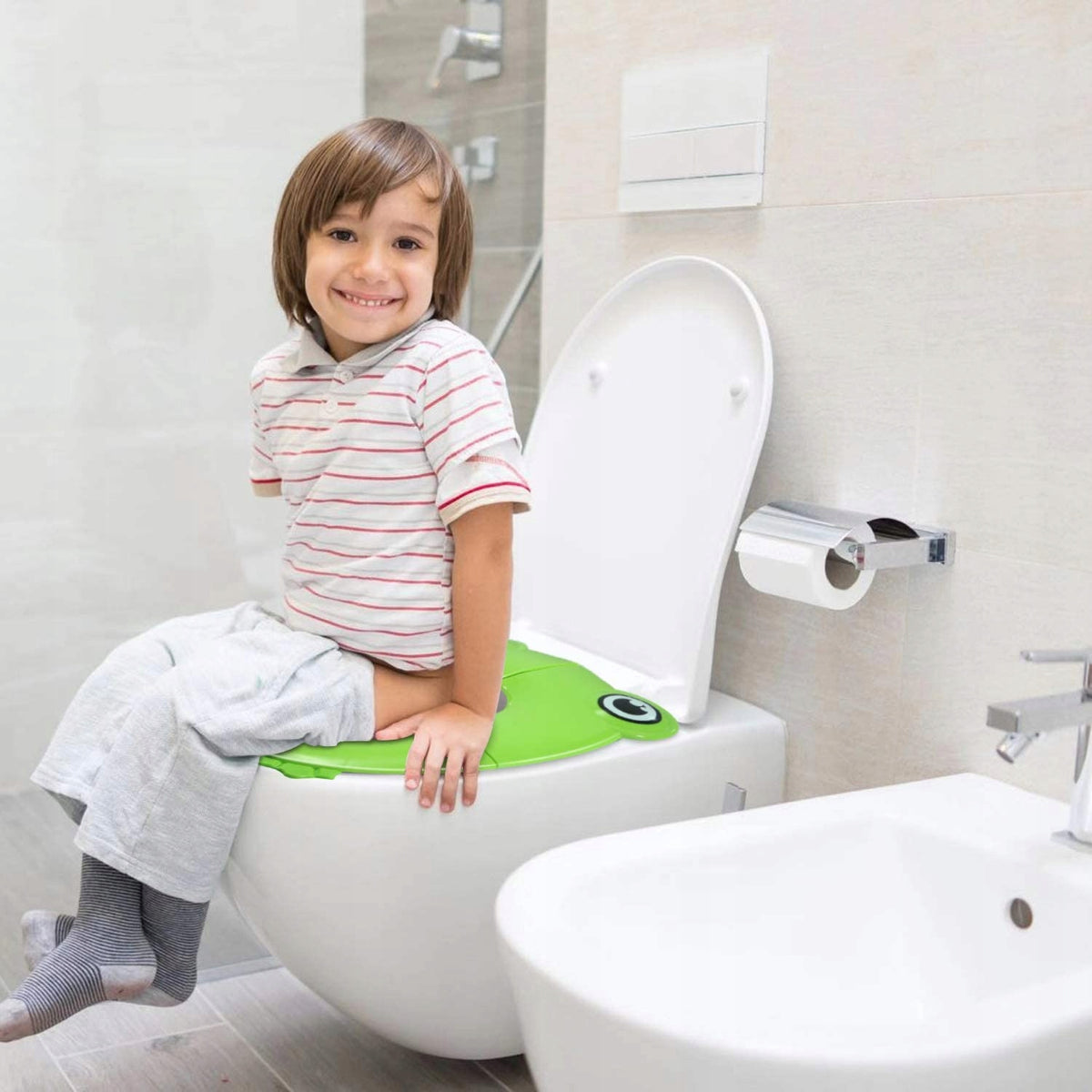 PANDAEAR WC-Sitzauflage Frosch