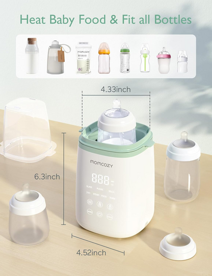 MOMCOZY calientabiberones y tarros 4 en 1 para bebés