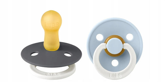BIBS COLOUR GLOW sucettes apaisantes 2-pack caoutchouc 0-6 mois