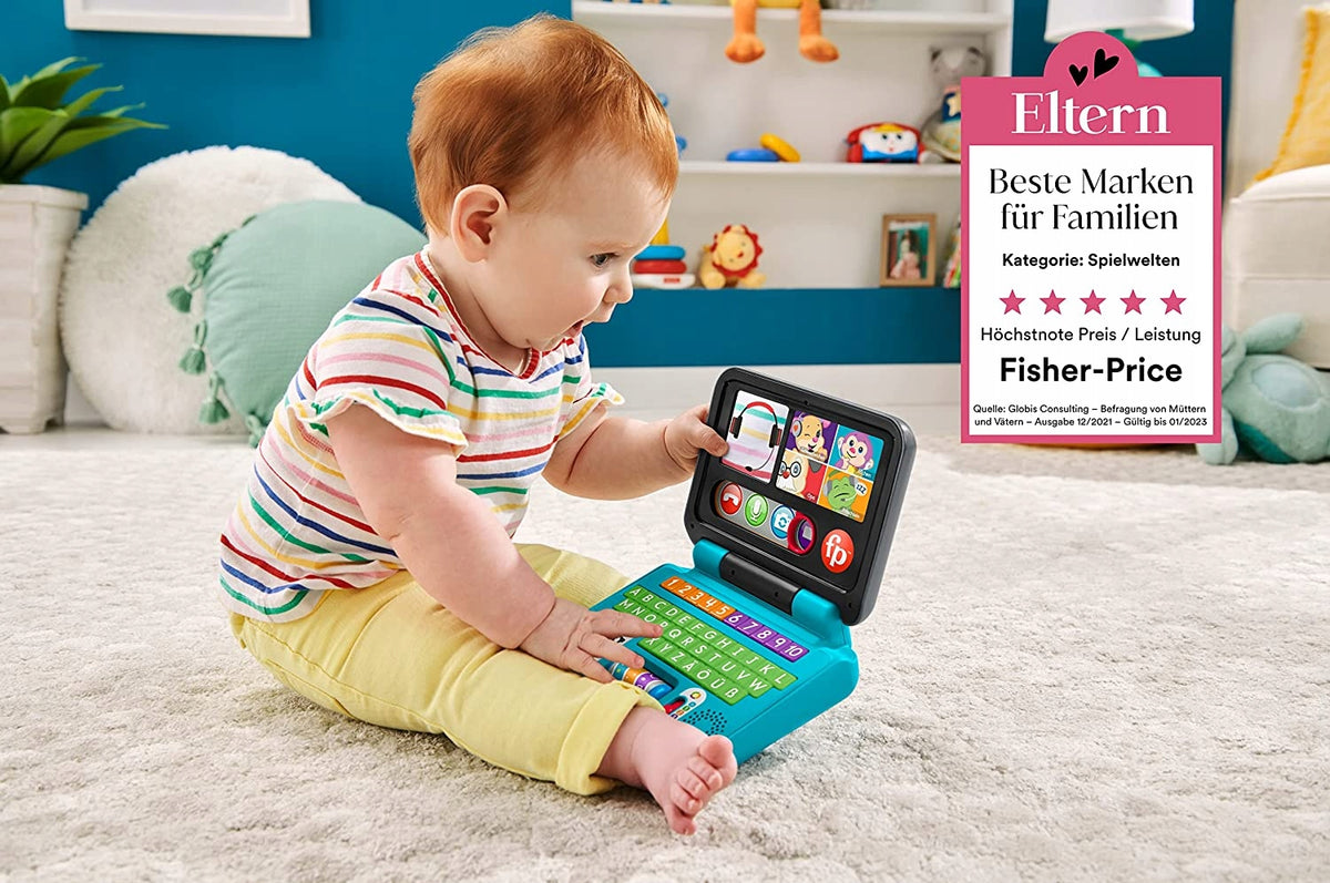 FISHER-PRICE Interaktiver Laptop, DEUTSCH, 6m+