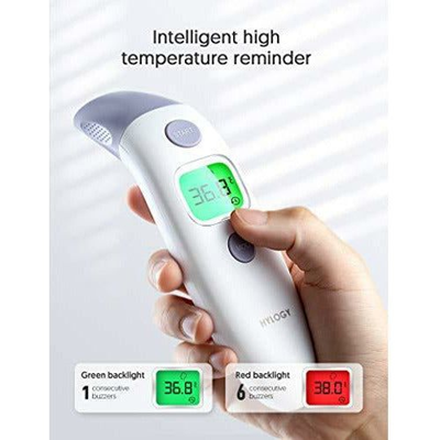 HYLOGY brezkontaktni termometer 4v1 čelo uho prostor hrana + etui