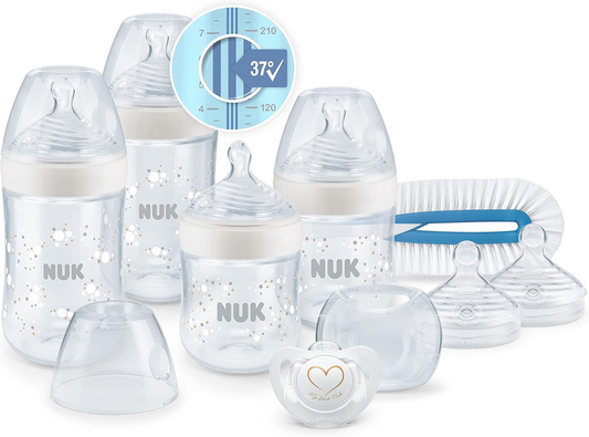 Set di biberon e accessori NUK Perfect Start Nature Sense 0-18