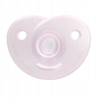 PHILIPS AVENT Soothie smoczki x 2 0-6msc różowy smoczek uspokajający dla niemowląt