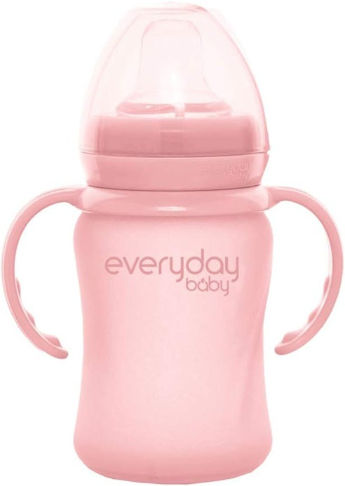 EVERYDAY BABY Bicchiere con beccuccio in vetro antigoccia 150 ml 6 mesi+