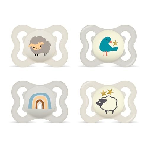 MAM Supreme Day&Night silikonske dude 0-6m x4 SVETLEČE