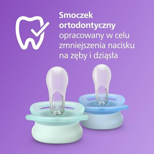 Philips Avent Ultra Start smoczek uspokajający x2 0-2m