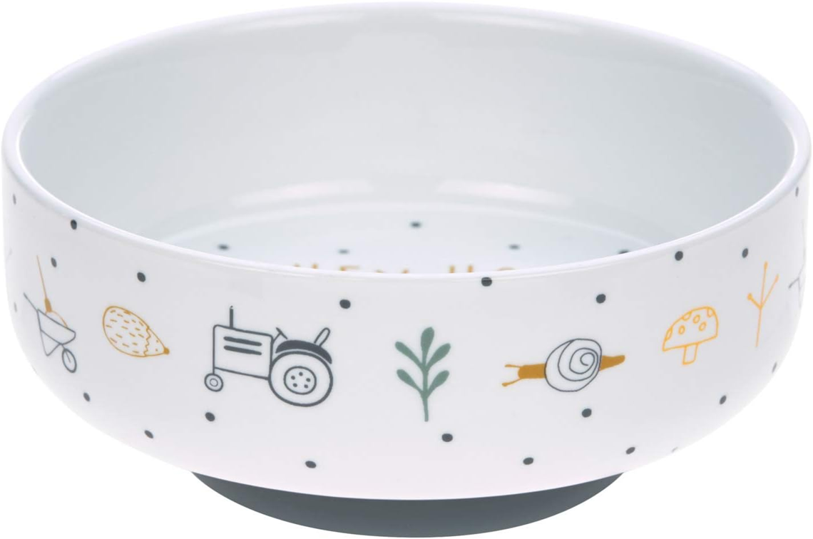 LASSIG Garden Explorer cuenco de porcelana con base antideslizante FARMA