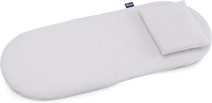 CHICCO στρώμα και μαξιλάρι για καρότσι λίκνο 68 x 28 cm