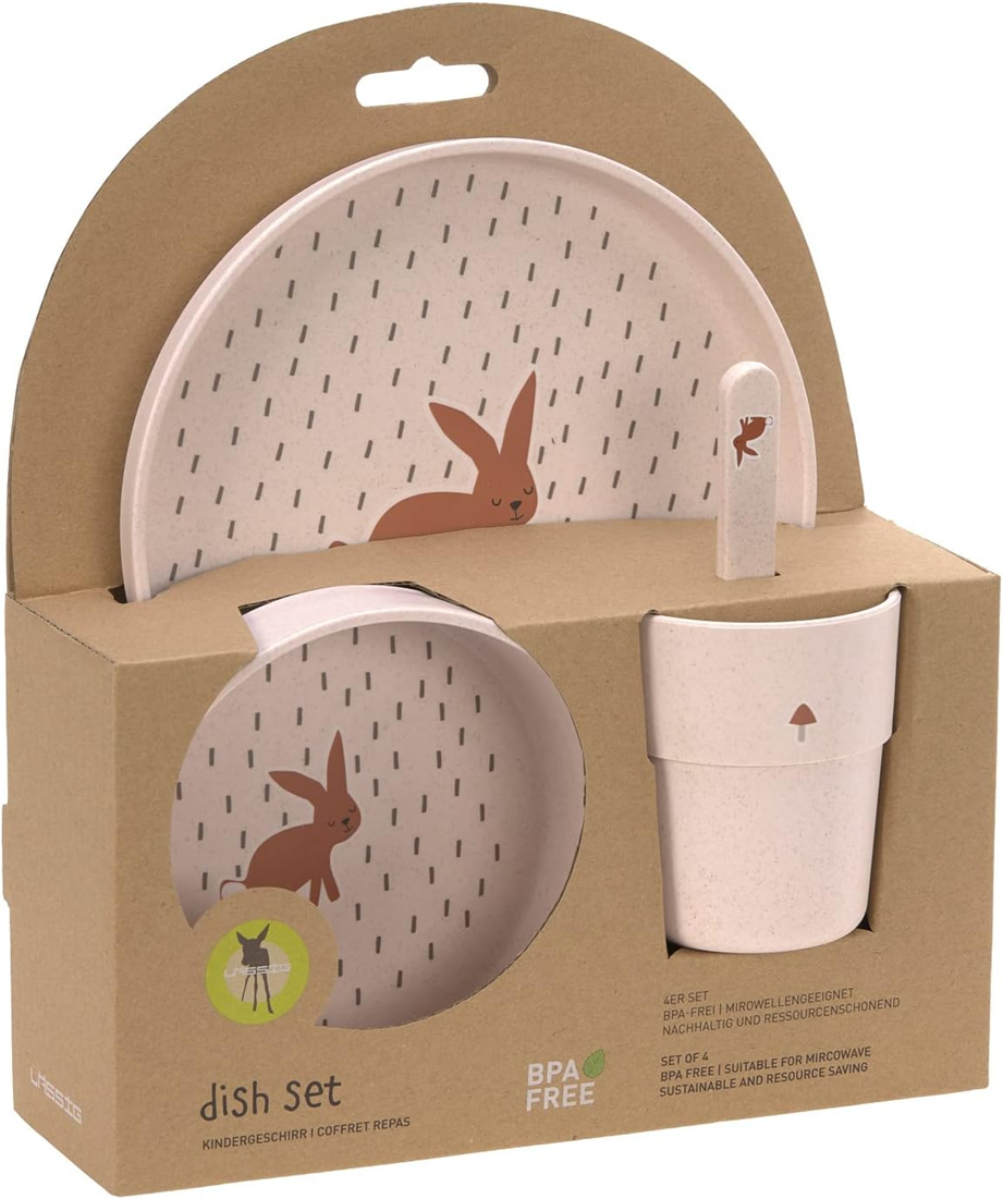 LASSIG komplet posode brez melamina Little Forest Rabbit