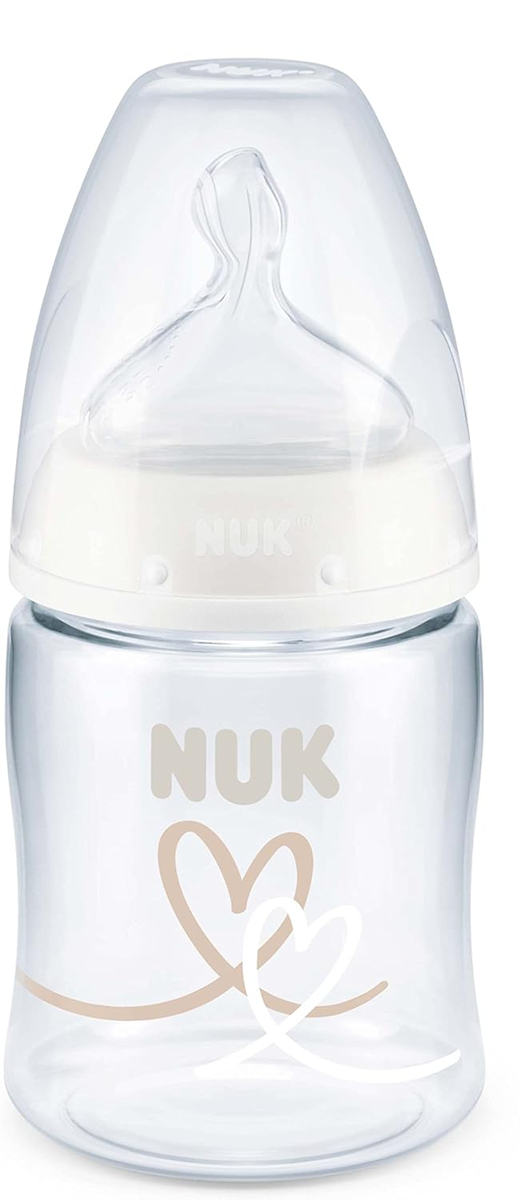 NUK First Choice+ Biberón 150 ml 0-6 m tetina M con indicador de temperatura