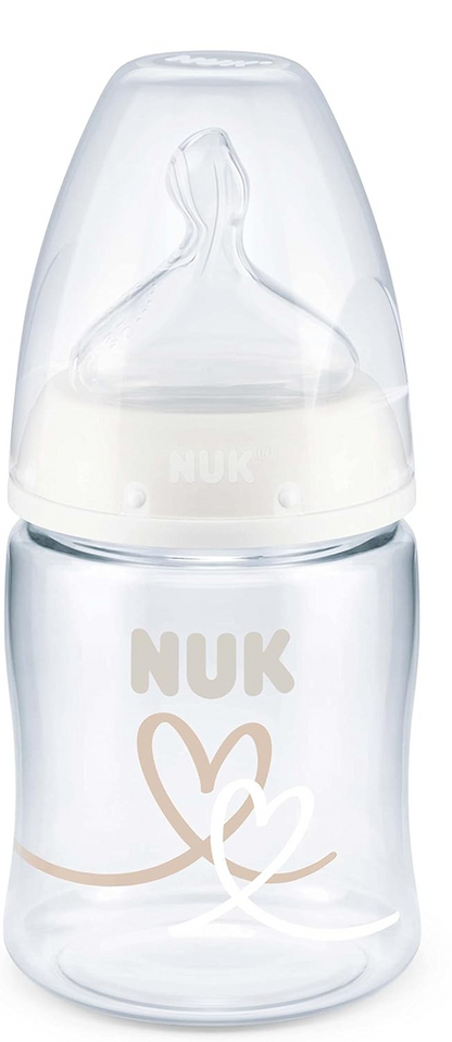 NUK First Choice+ Biberón 150 ml 0-6 m tetina M con indicador de temperatura