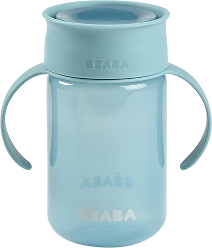 BEABA Vaso de entrenamiento antiderrame 360° 340 ml 12 m+