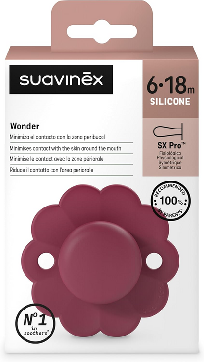 SUAVINEX Wonder chupete calmante de silicona 6-18 meses SX PRO
