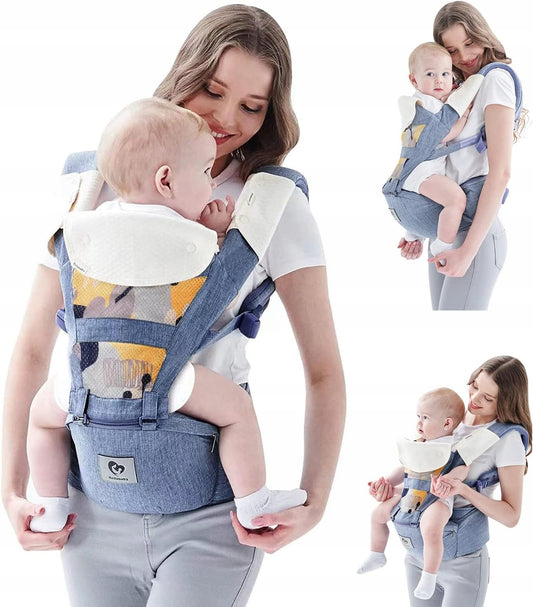 BELLABABY marsupio ergonomico con cintura ventrale 3 in 1 0-36 mesi