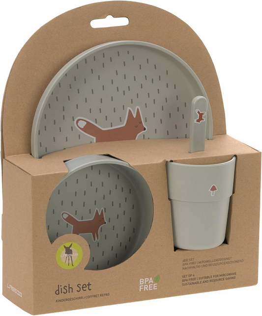 LASSIG Geschirr-Set melaminfrei Little Forest Fox