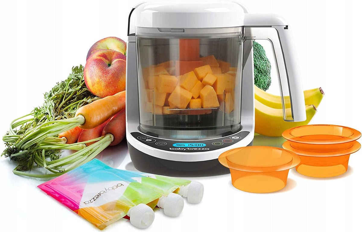 BABY BREZZA Deluxe 3v1 parni kuhalnik mešalnik 900 ml