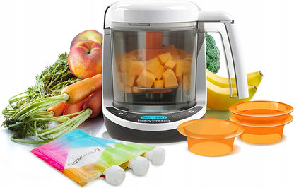 BABY BREZZA Deluxe 3v1 parni kuhalnik mešalnik 900 ml