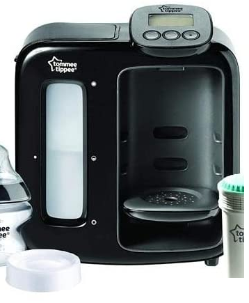 TOMMEE TIPPEE Perfect Prep EKSPRES Day&Night podgrzewacz do mleka, czarny, zasilanie sieciowe, niemal idealny stan