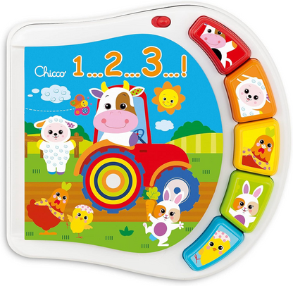 CHICCO Counting Farm libro educativo electrónico 19 x 19,5 cm para niños