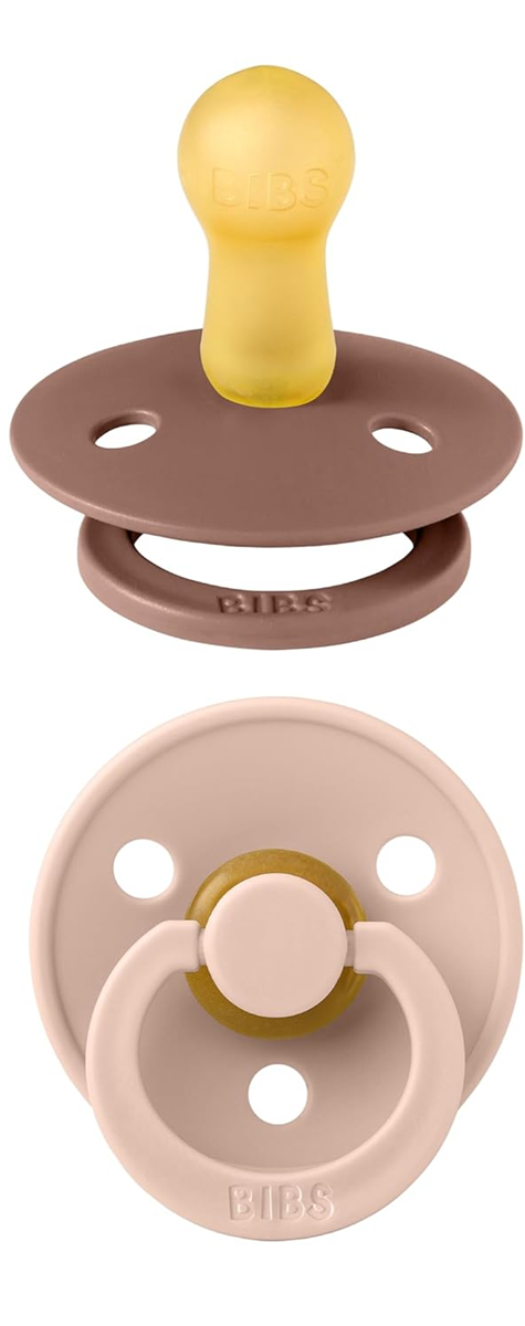 BIBS COLOUR dudlíky uklidňující 2ks kaučuk 0-6 měsíců