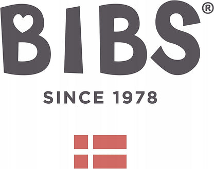 BIBS COLOUR smoczki uspokajające 2pack kauczuk 18 msc+ - logo marki BIBS