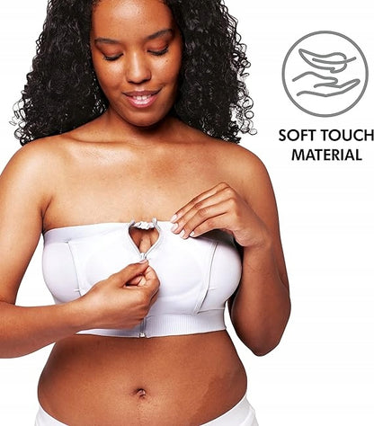 MEDELA gorset do laktatora HANDS-FREE M, biały, soft touch, bez użycia rąk