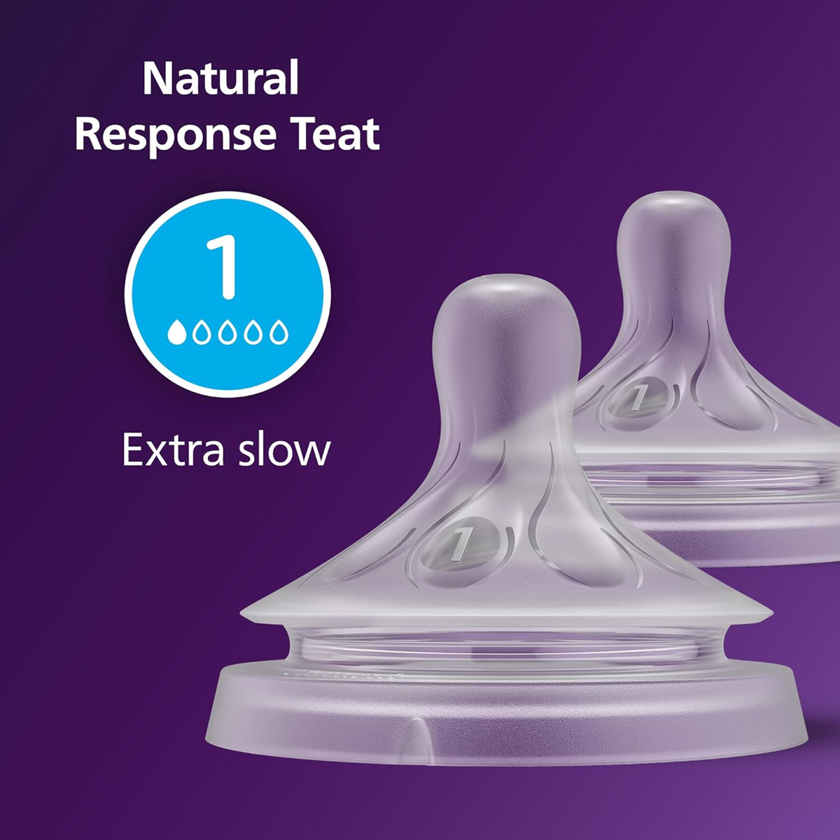 PHILIPS AVENT Natural RESPONSE nastavki za stekleničke 0 mesecev x2