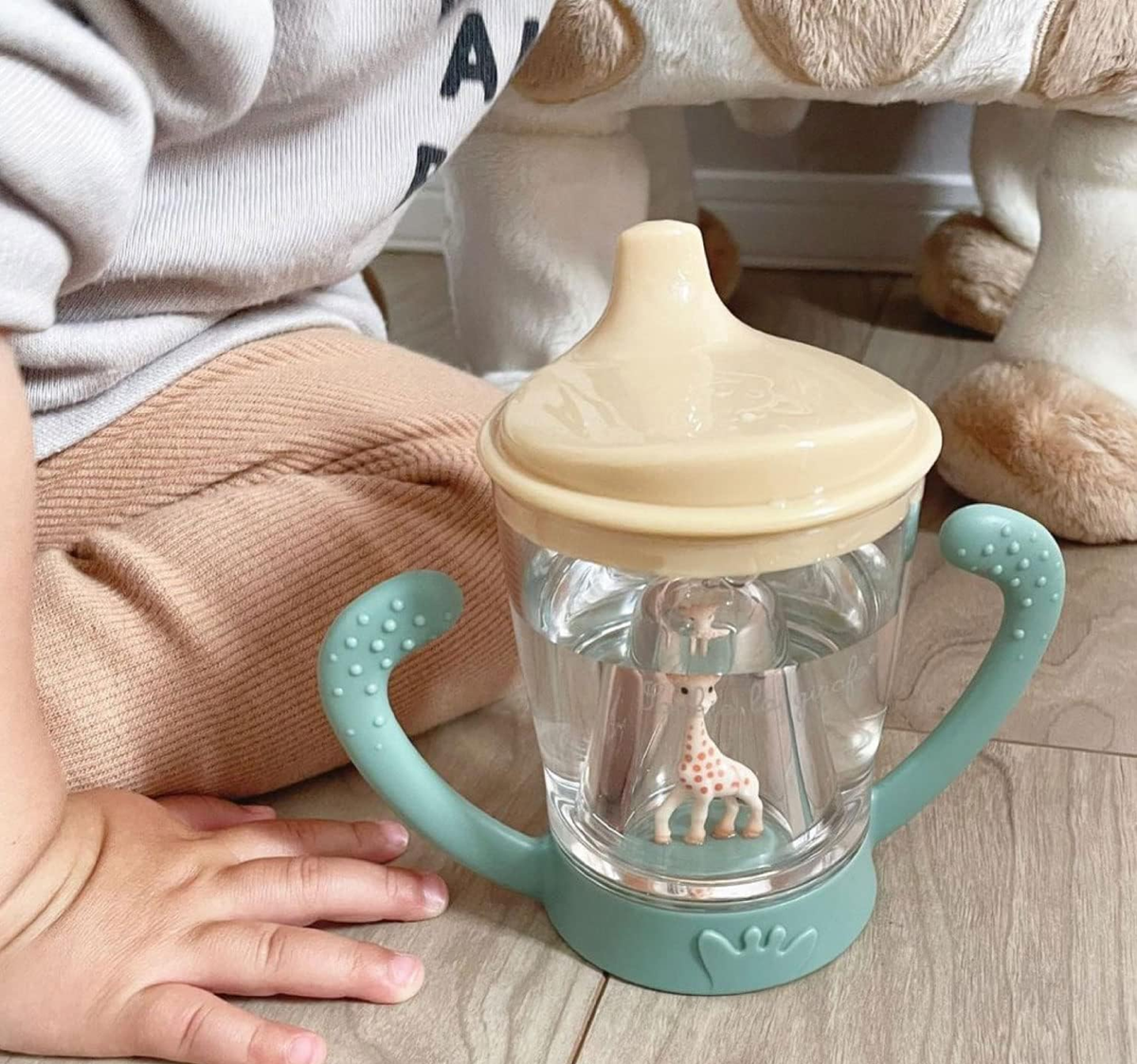 VULLI Sophie la Girafe vaso antiderrame con boquilla 180 ml 6 m+