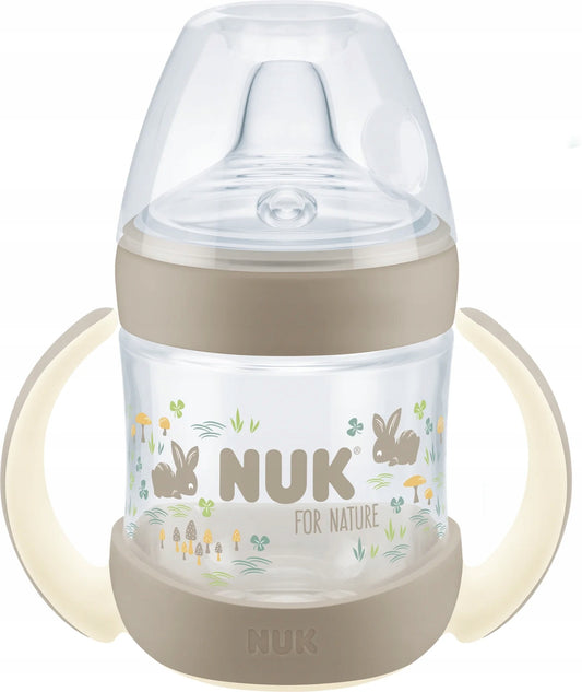 NUK for Nature AUSLAUFSICHERE TRINKFLASCHE 160 ml mit Temperaturanzeige