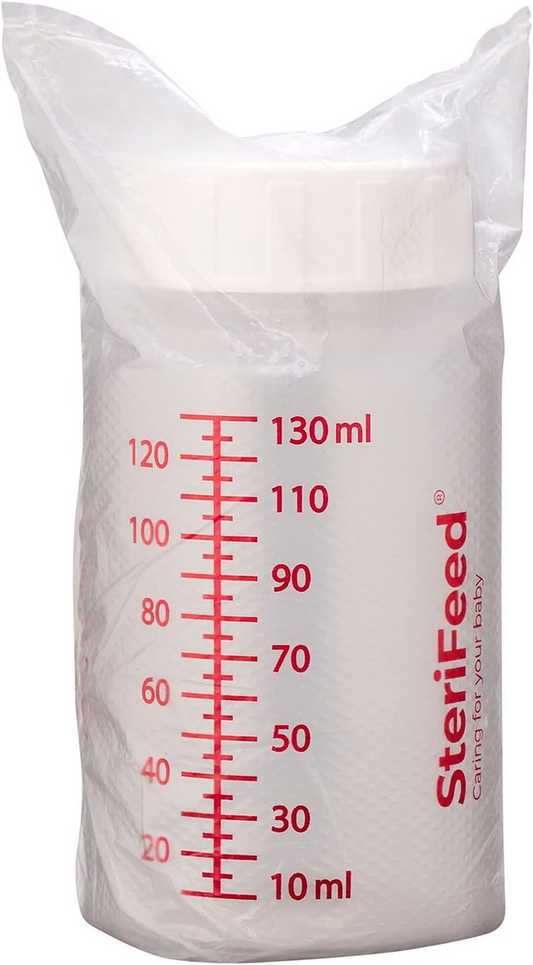 STERIFEED Behälter für Muttermilch Flasche 130 ml 1 Stück