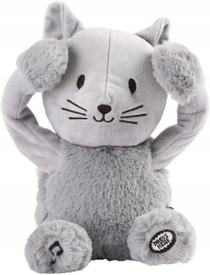 PIOUPIOU ET MERVEILLES Melodie und Guck-Guck-Spiel KATZE OSCAR 20 cm