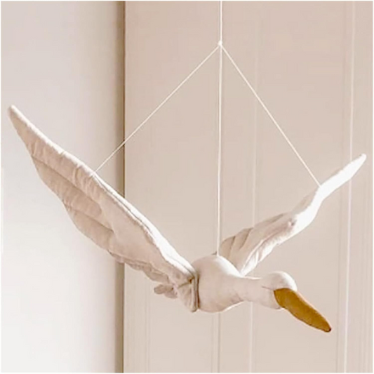 SLAVIK peluche decorativo da appendere CIGNO 60 x 60 cm